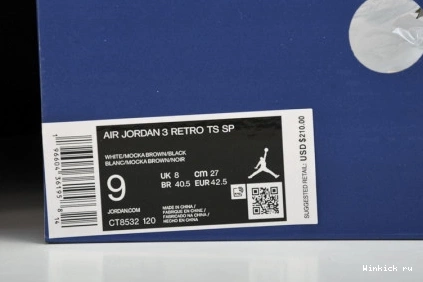 Travis 3 Jordan Air x “Palomino” Scott 0801